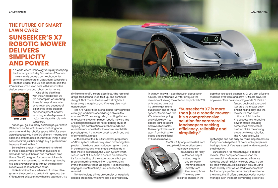 Example spread from a print sponsored content project