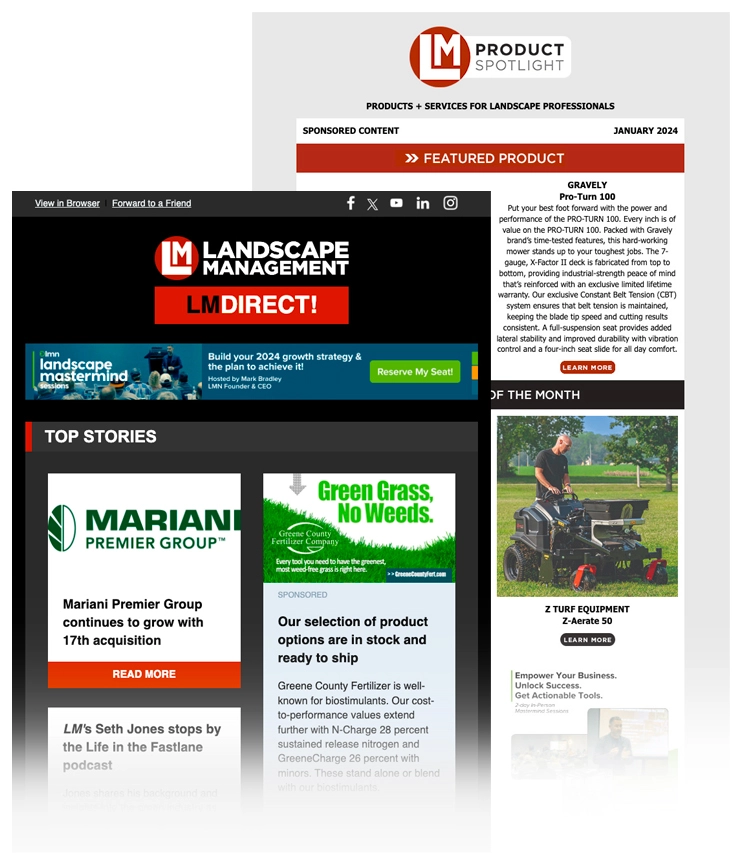 Examples of e-Newsletters